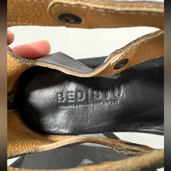 Suto genuine leather sandal size 8 black - Picture 5 of 6